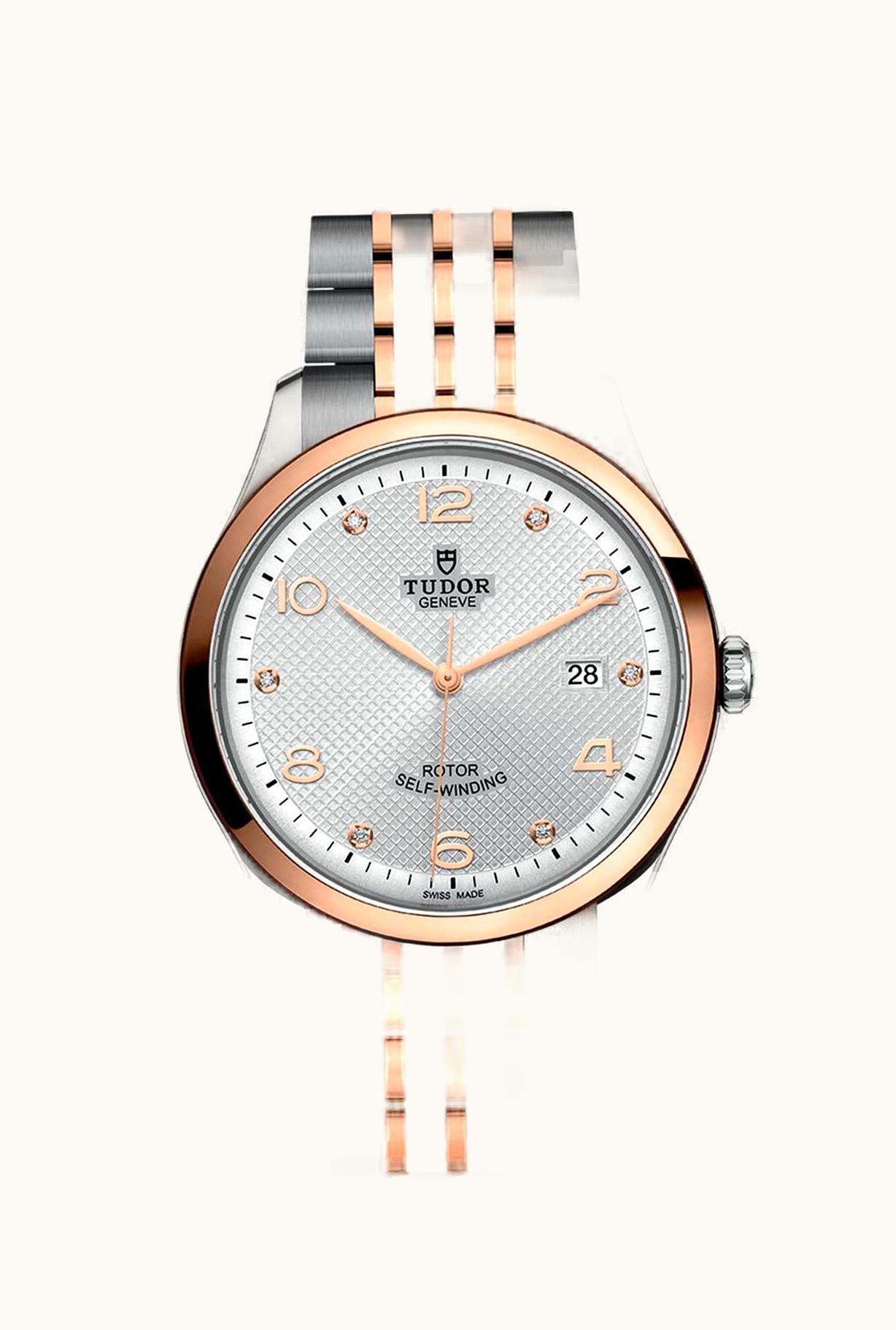 Tudor 1926 41 Stainless Steel / Rose Gold / Silver - Diamond 91651-0002
(aka: M91651-0002)