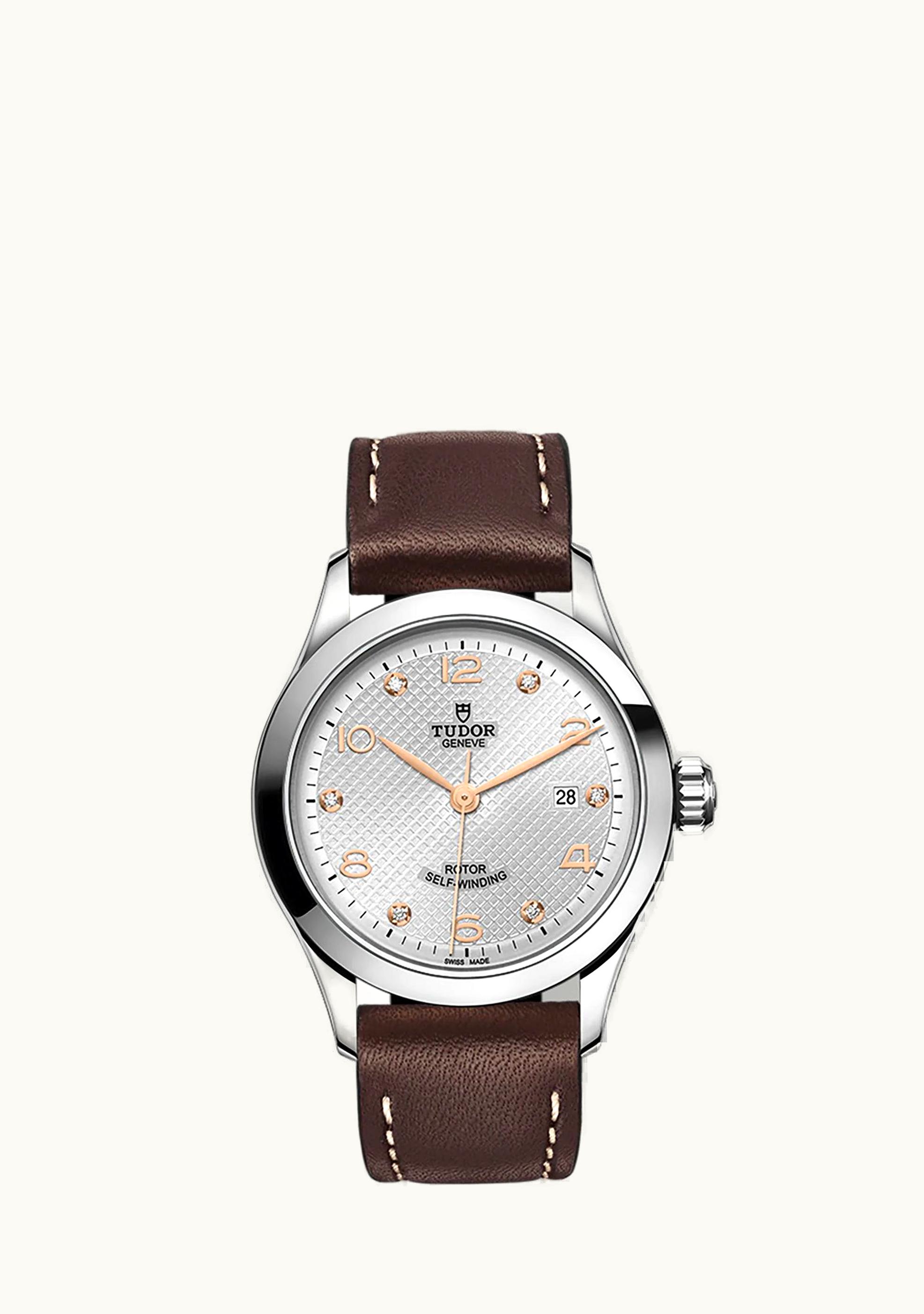 Tudor 1926 28 Stainless Steel / Silver - Diamond / Strap 91350-0007
(aka: M91350-0007)