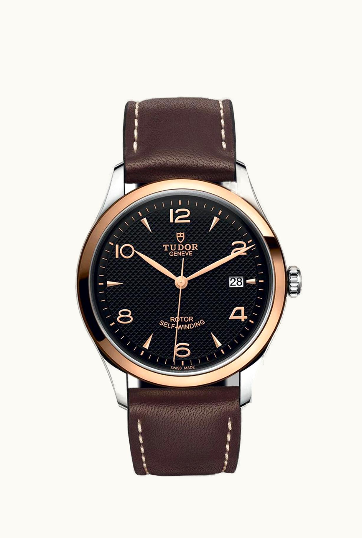 Tudor 1926 39 Stainless Steel / Rose Gold / Black / Strap 91551-0007
(aka: M91551-0007)