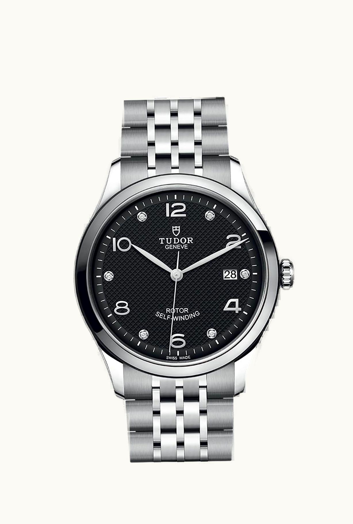 Tudor 1926 39 Stainless Steel / Black - Diamond