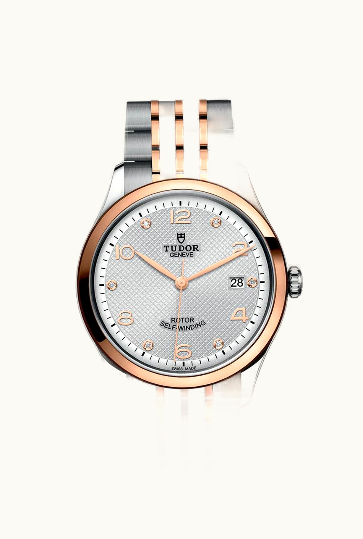 Tudor 1926 39 Stainless Steel / Rose Gold / Silver - Diamond