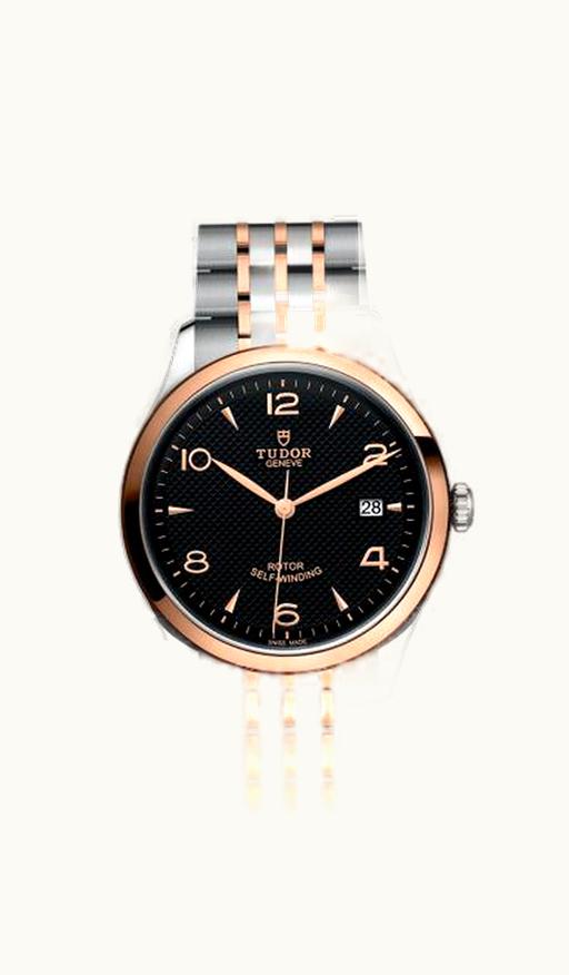 Tudor 1926 39 Stainless Steel / Rose Gold / Black