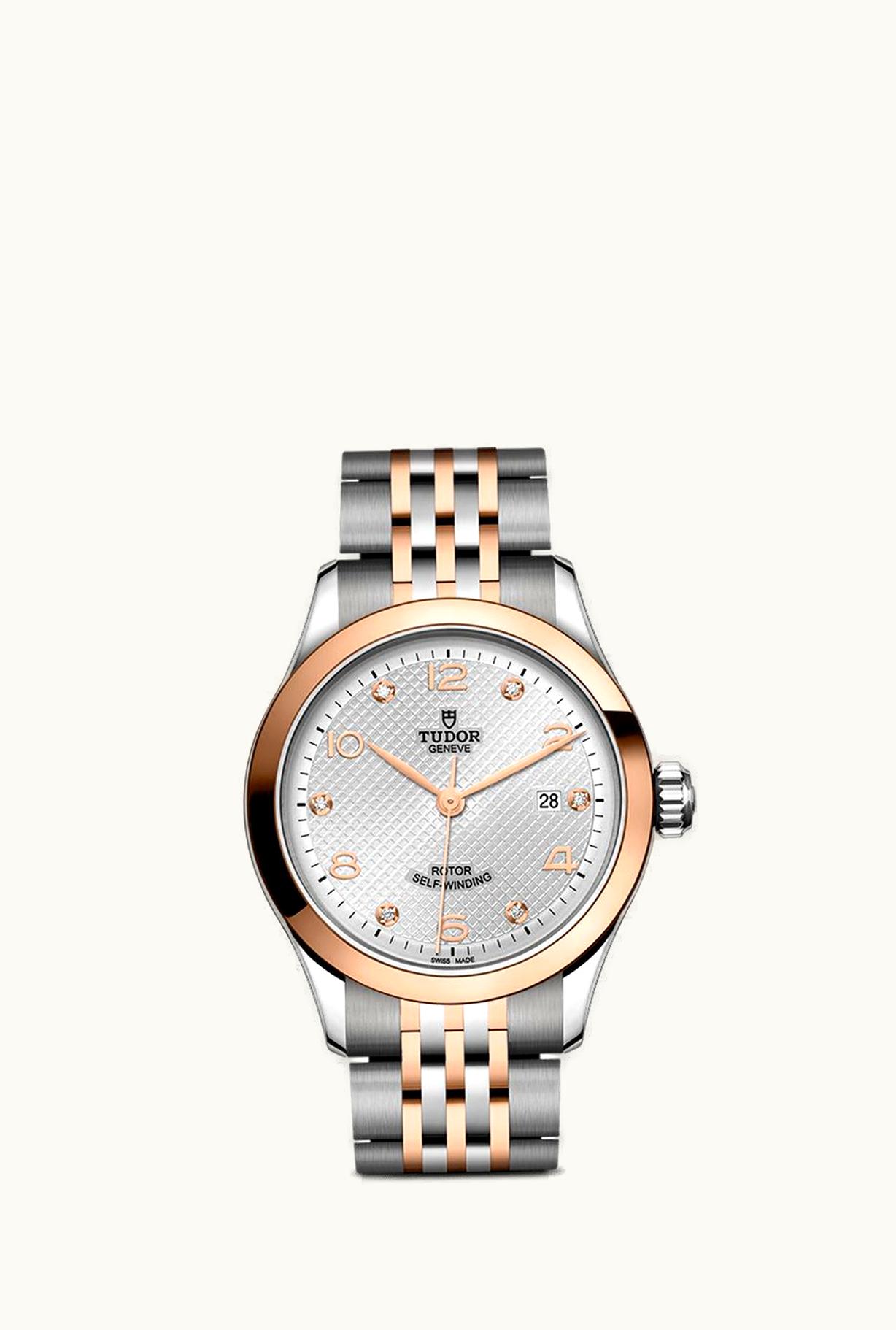 Tudor 1926 28 Stainless Steel / Rose Gold / Silver - Diamond