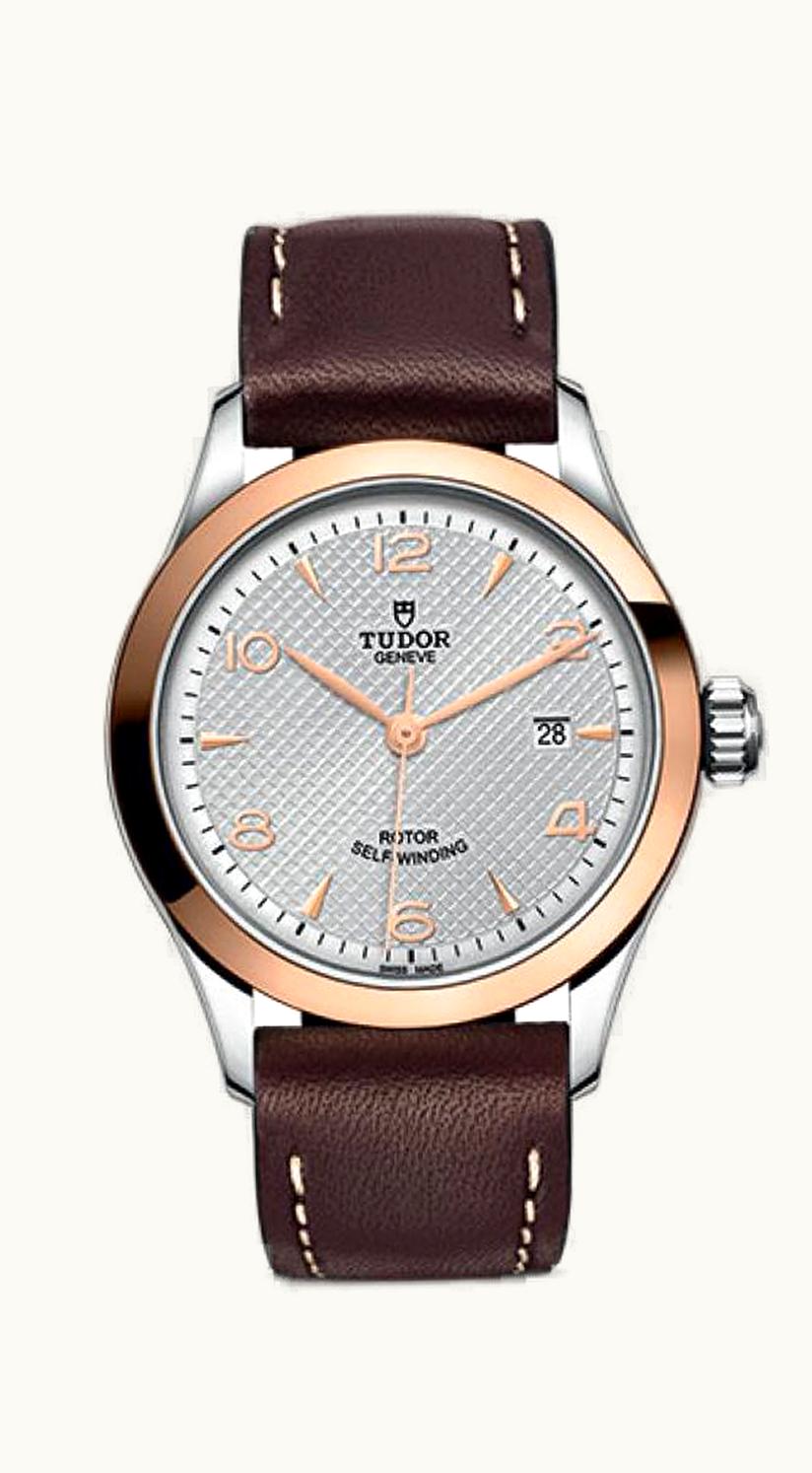 Tudor 1926 28 Stainless Steel / Rose Gold / Silver - Diamond / Strap