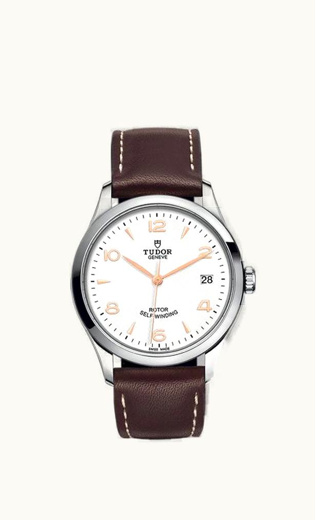 Tudor 1926 41 Stainless Steel / White - Diamond / Strap