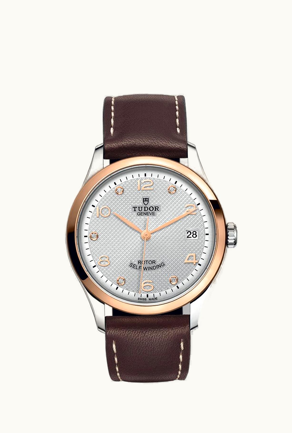 Tudor 1926 36 Stainless Steel / Rose Gold / Silver - Diamond / Strap