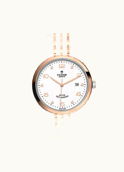 Tudor 1926 39 Stainless Steel / Rose Gold / White / Strap