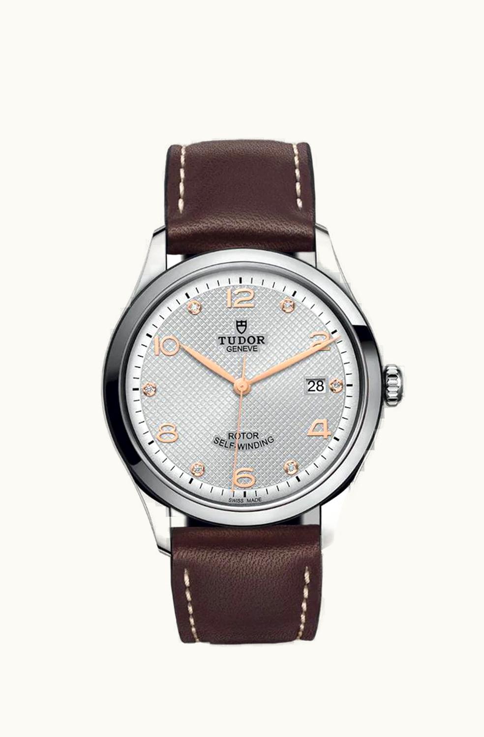 Tudor 1926 39 Stainless Steel / Silver - Diamond / Strap