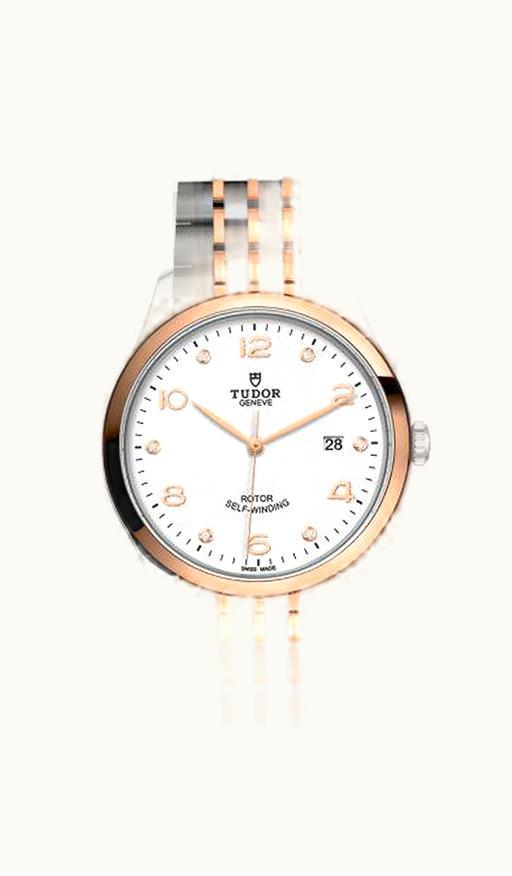 Tudor 1926 41 Stainless Steel / Rose Gold / White - Diamond