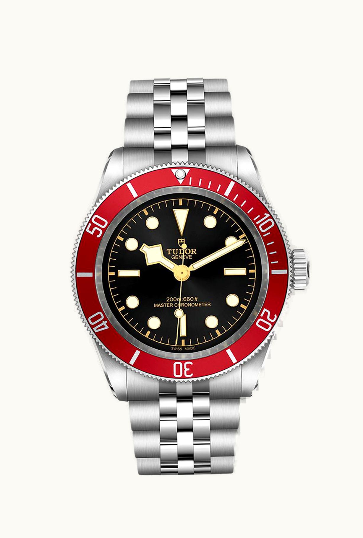 Tudor Black Bay Master Chronometer Stainless Steel - Burgundy / Black / Jubilee