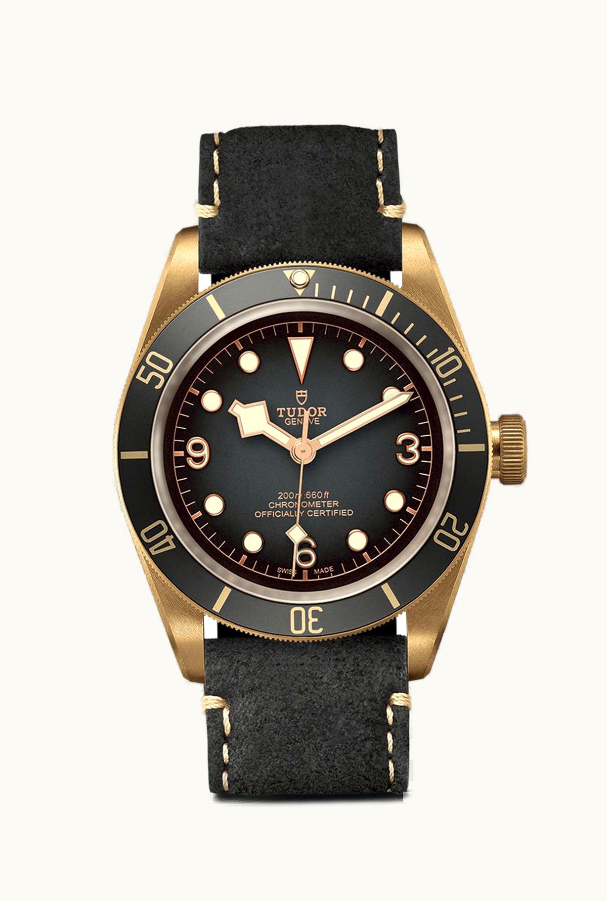 Tudor Heritage Black Bay Bronze / Slate / Leather