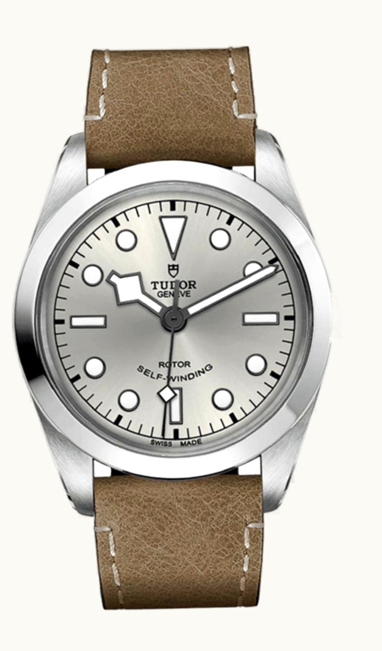 Tudor Heritage Black Bay 36 Stainless Steel / Silver / Beige Leather