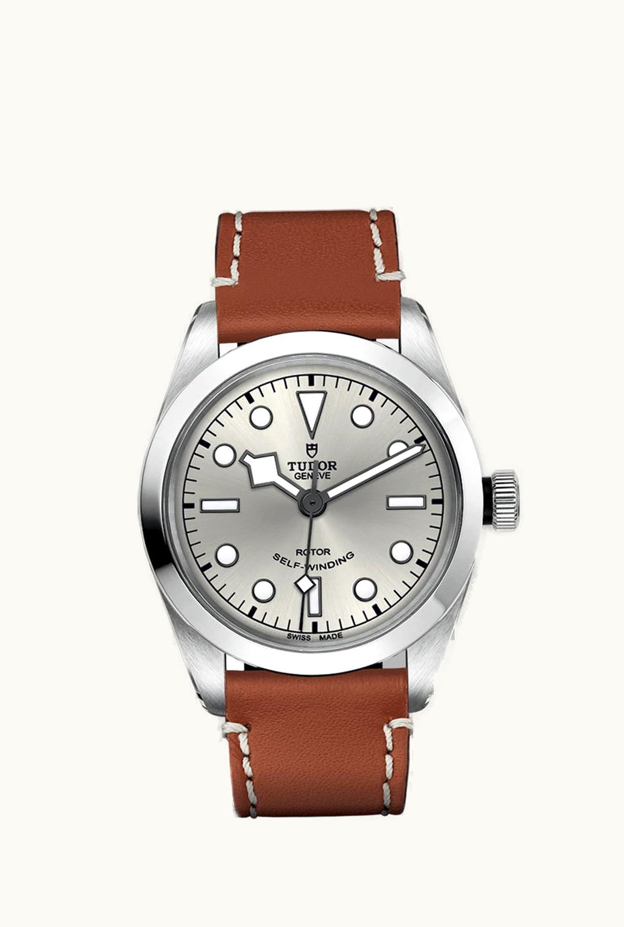 Tudor Heritage Black Bay 36 Stainless Steel / Silver / Brown Leather