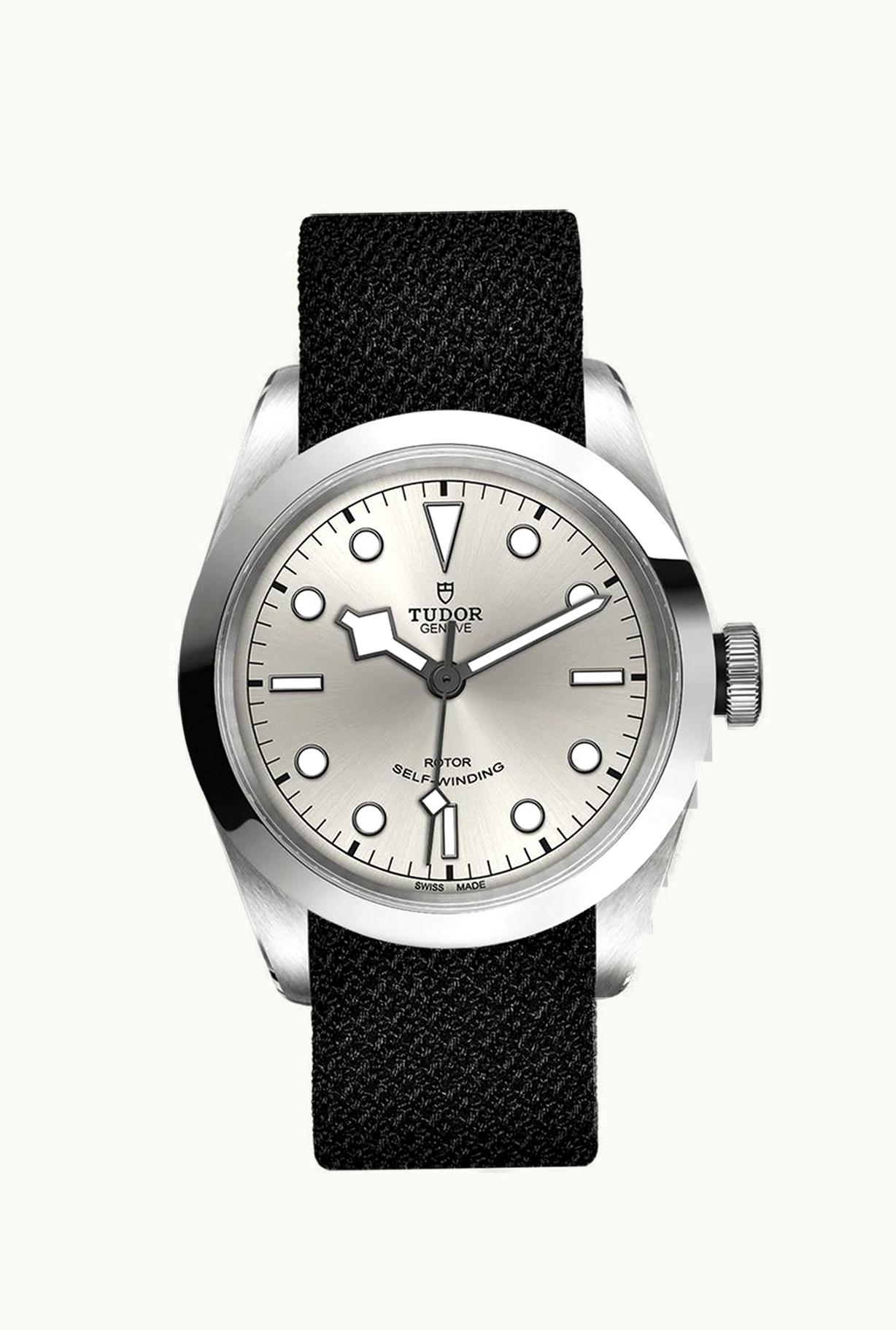 Tudor Heritage Black Bay 41 Silver / Black Fabric