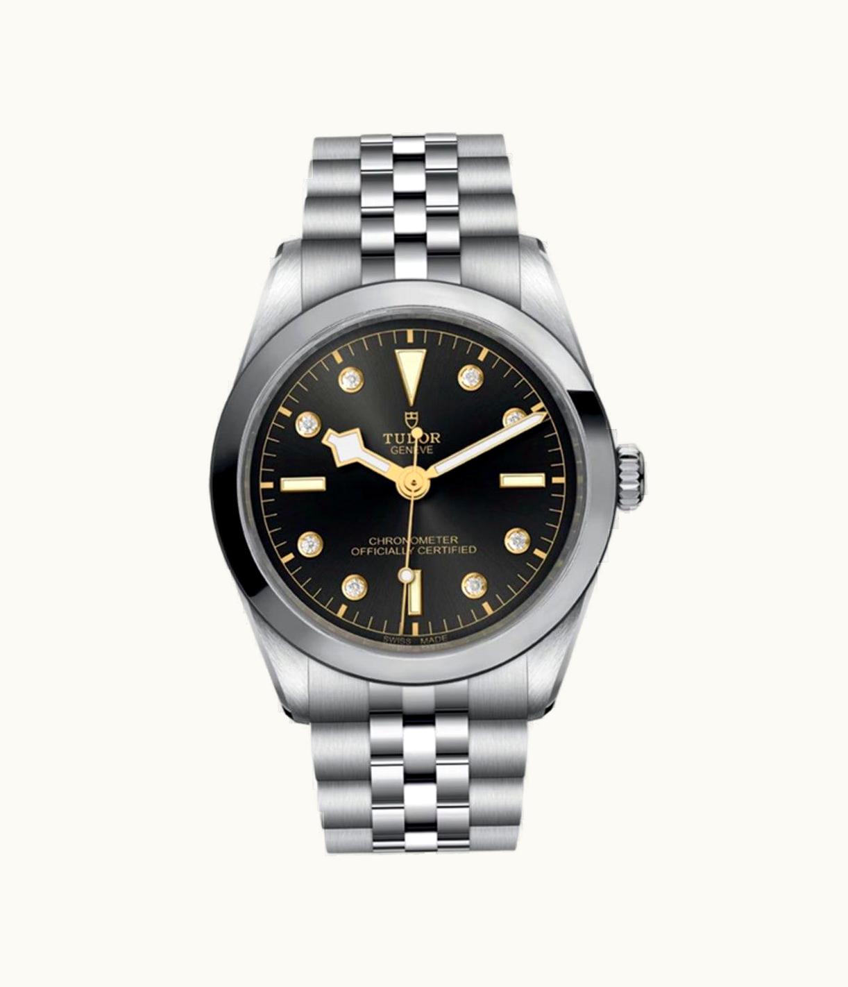 Tudor Black Bay 36 Stainless Steel / Black - Diamond / Bracelet