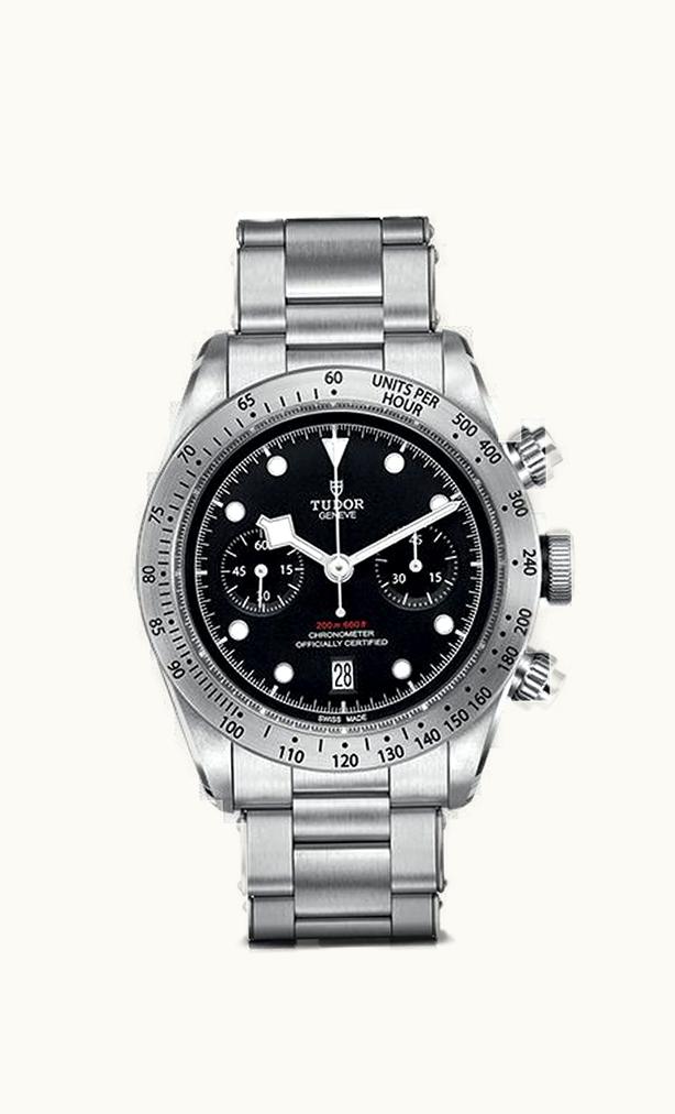 Tudor Heritage Black Bay Black Chronograph / Bracelet