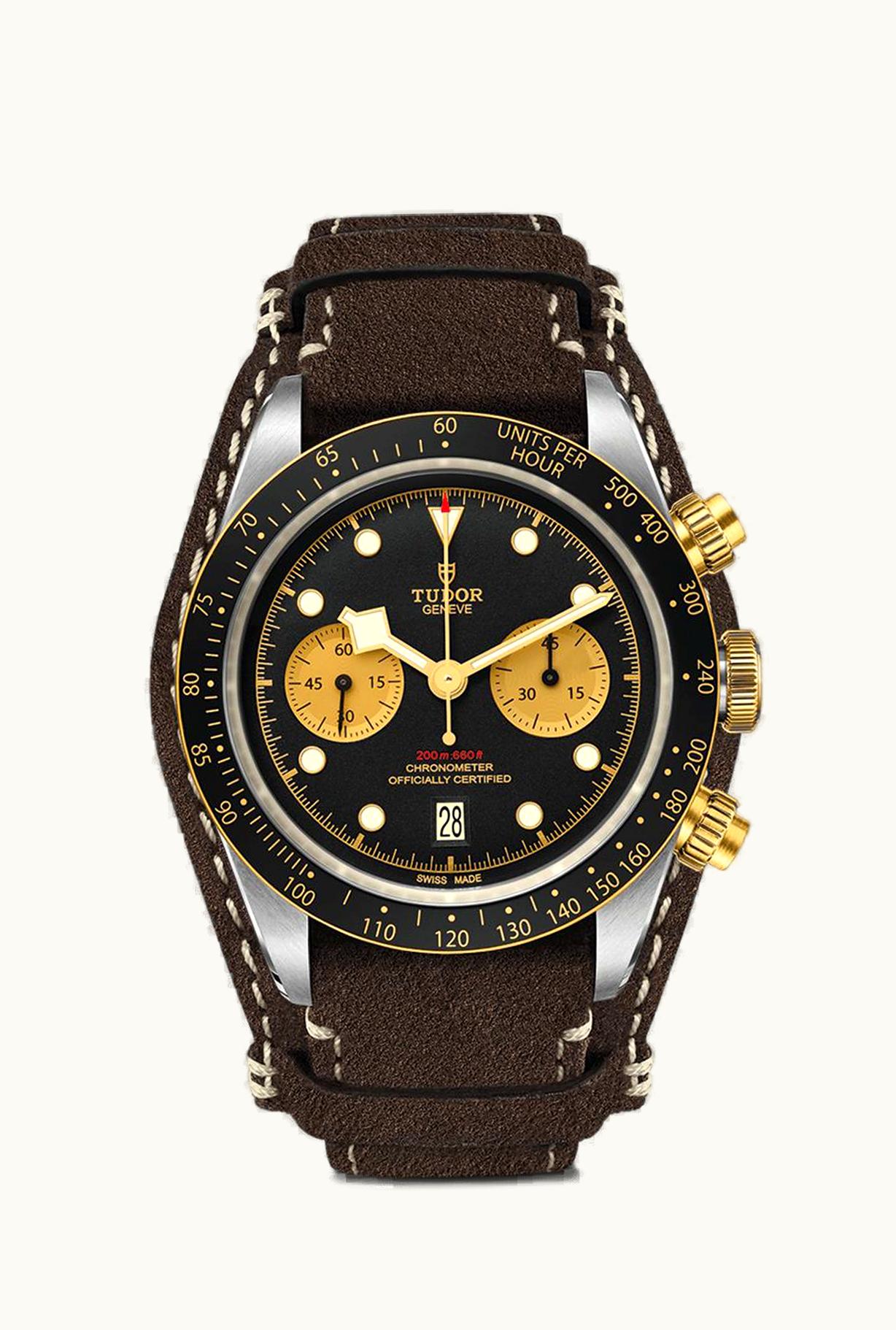 Tudor Heritage Black Bay Chronograph S&G / Black / Bund
