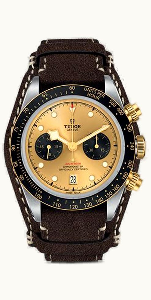 Tudor Heritage Black Bay Chronograph S&G / Champagne / Textile