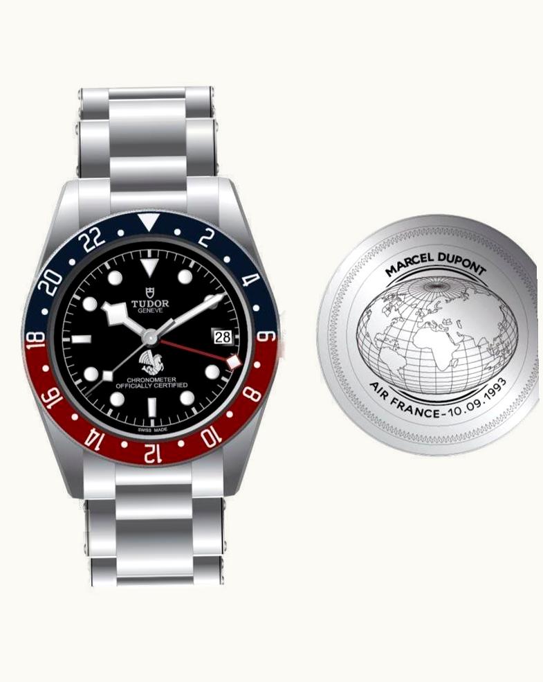 Tudor Black Bay GMT Air France