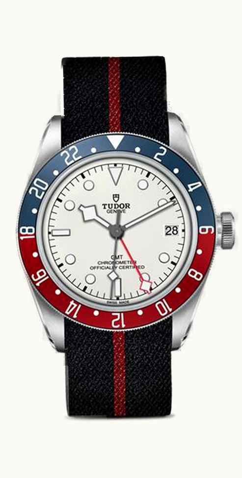 Tudor Black Bay GMT Stainless Steel / White / Fabric