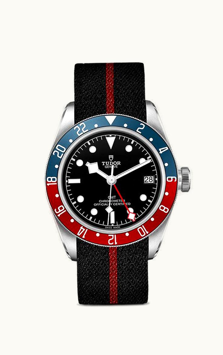 Tudor Black Bay GMT Stainless Steel / Black / Pepsi / Fabric