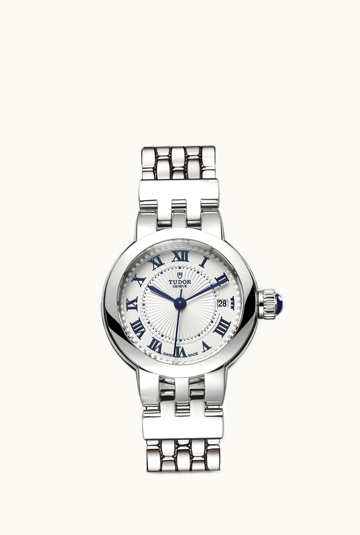 Tudor Clair de Rose 26 Stainless Steel / Silver-Roman/ Bracelet