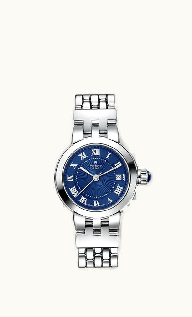 Tudor Clair de Rose 26 Stainless Steel / Blue / Bracelet