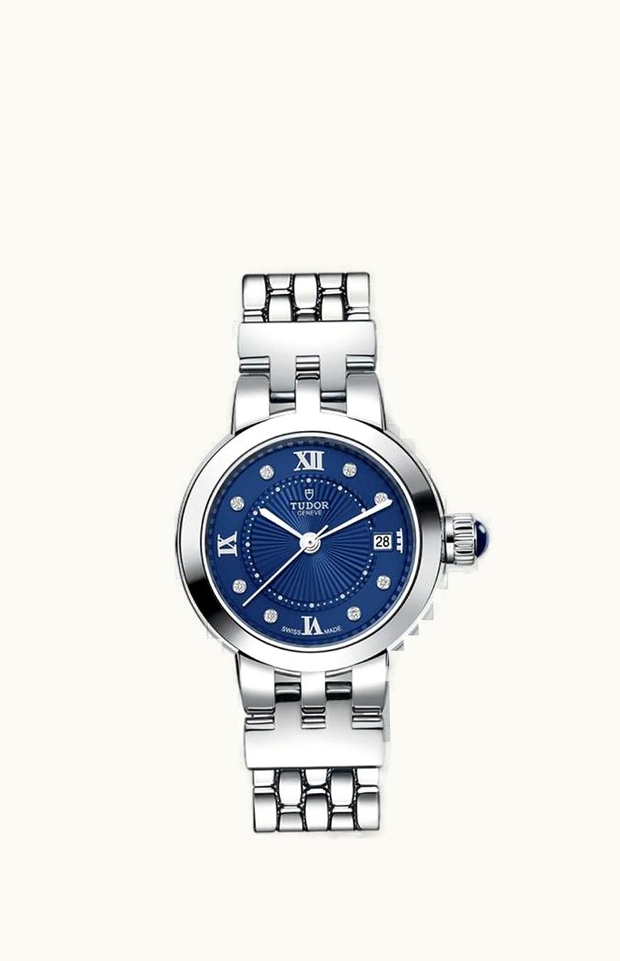 Tudor Clair de Rose 26 Stainless Steel / Blue-Diamond / Bracelet