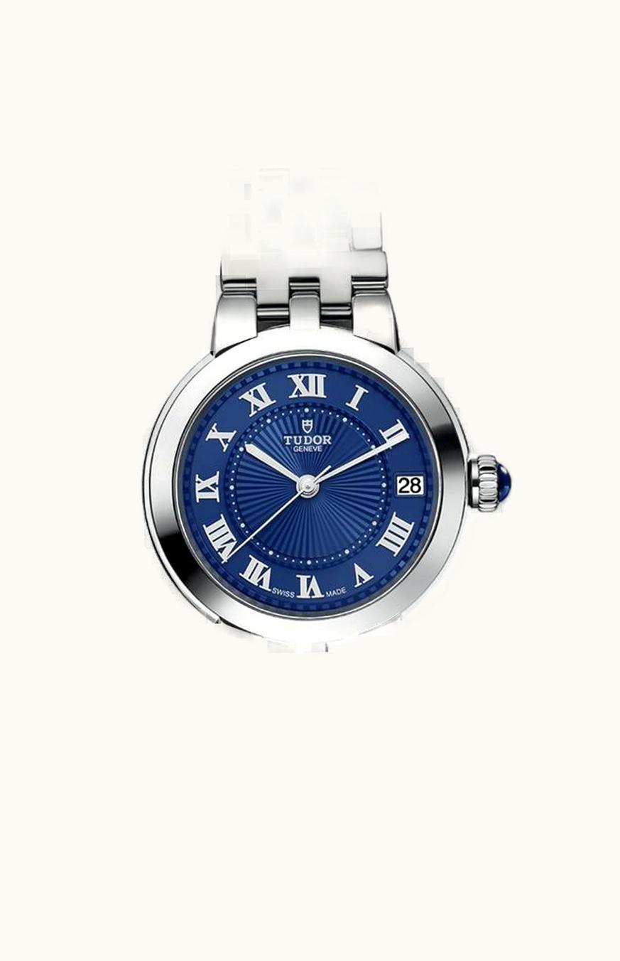 Tudor Clair de Rose 34 Stainless Steel / Blue / Bracelet