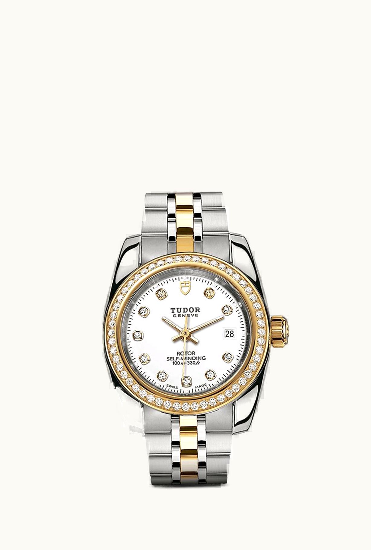 Tudor Classic 28 Stainless Steel / Yellow Gold / Diamond / White-Diamond / Bracelet