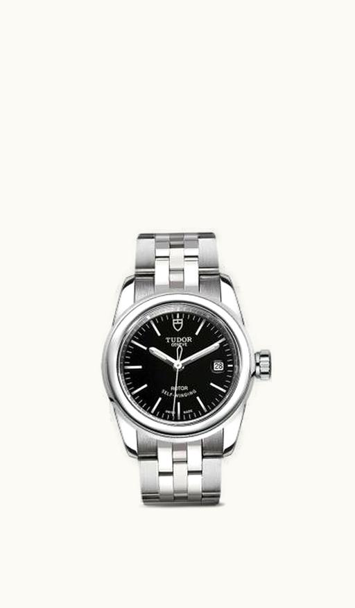 Tudor Glamour Date 26 Stainless Steel / Black / Bracelet