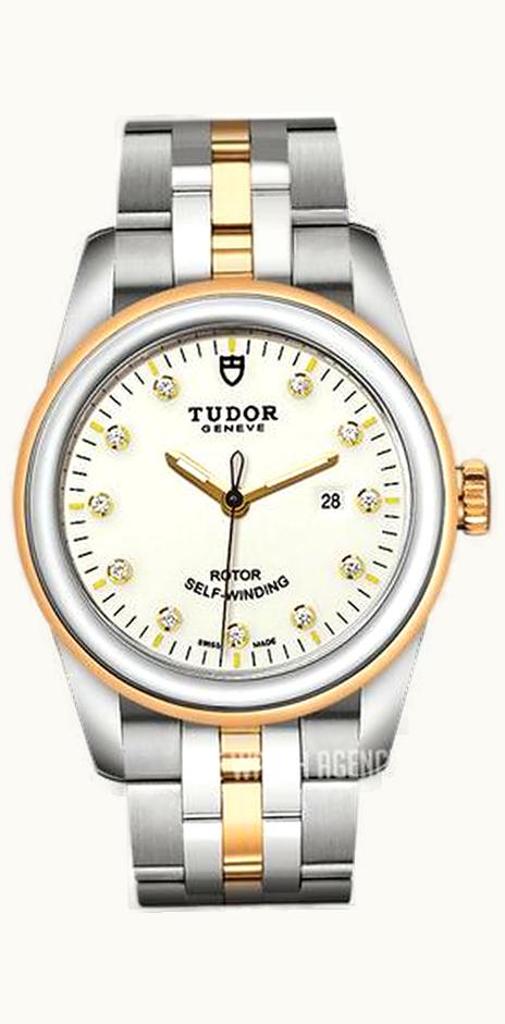 Tudor Glamour Date 31 Stainless Steel / Yellow Gold / Opaline / Bracelet