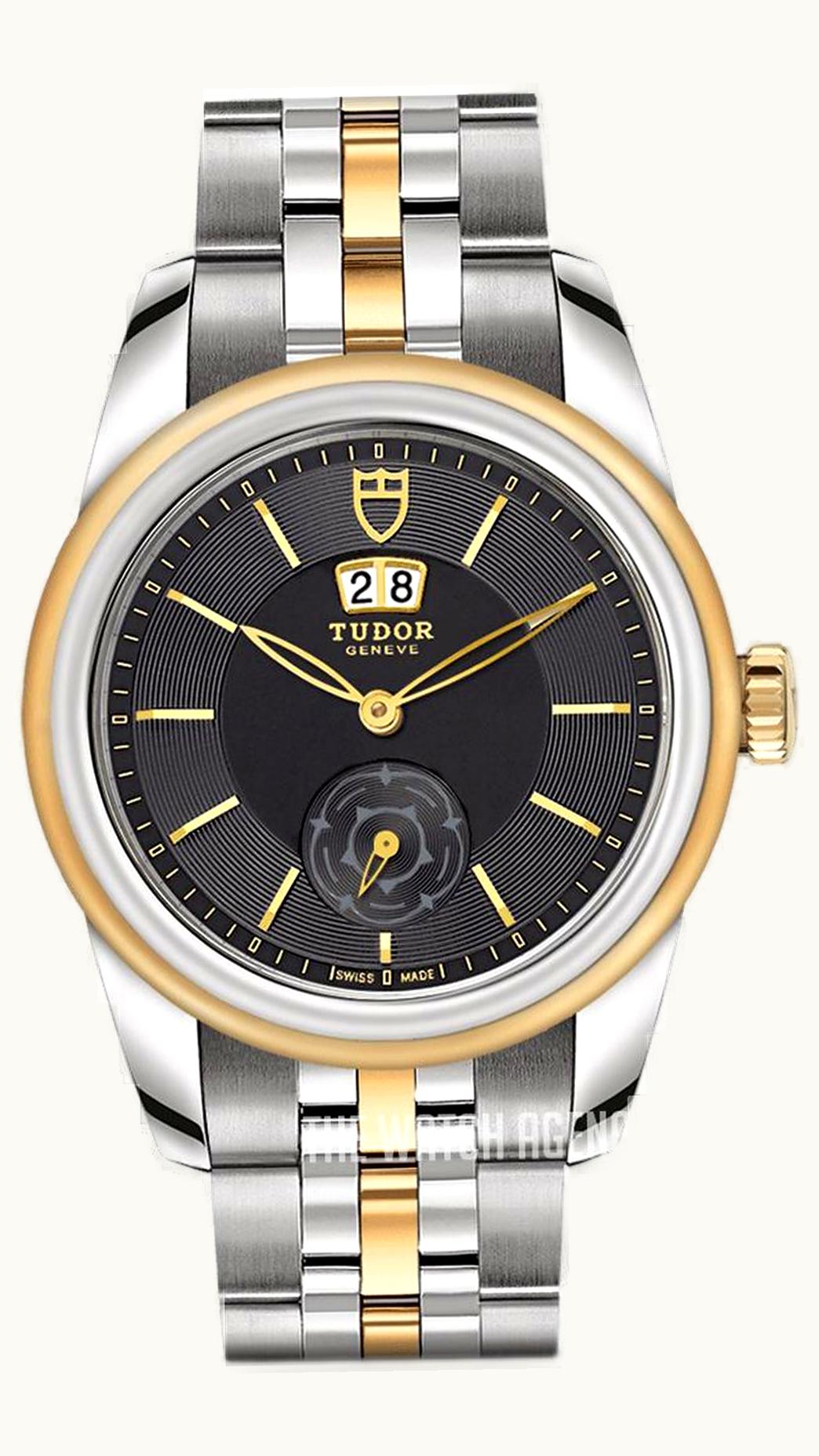 Tudor Glamour Date 31 Stainless Steel / Yellow Gold / Diamond / Black / Bracelet