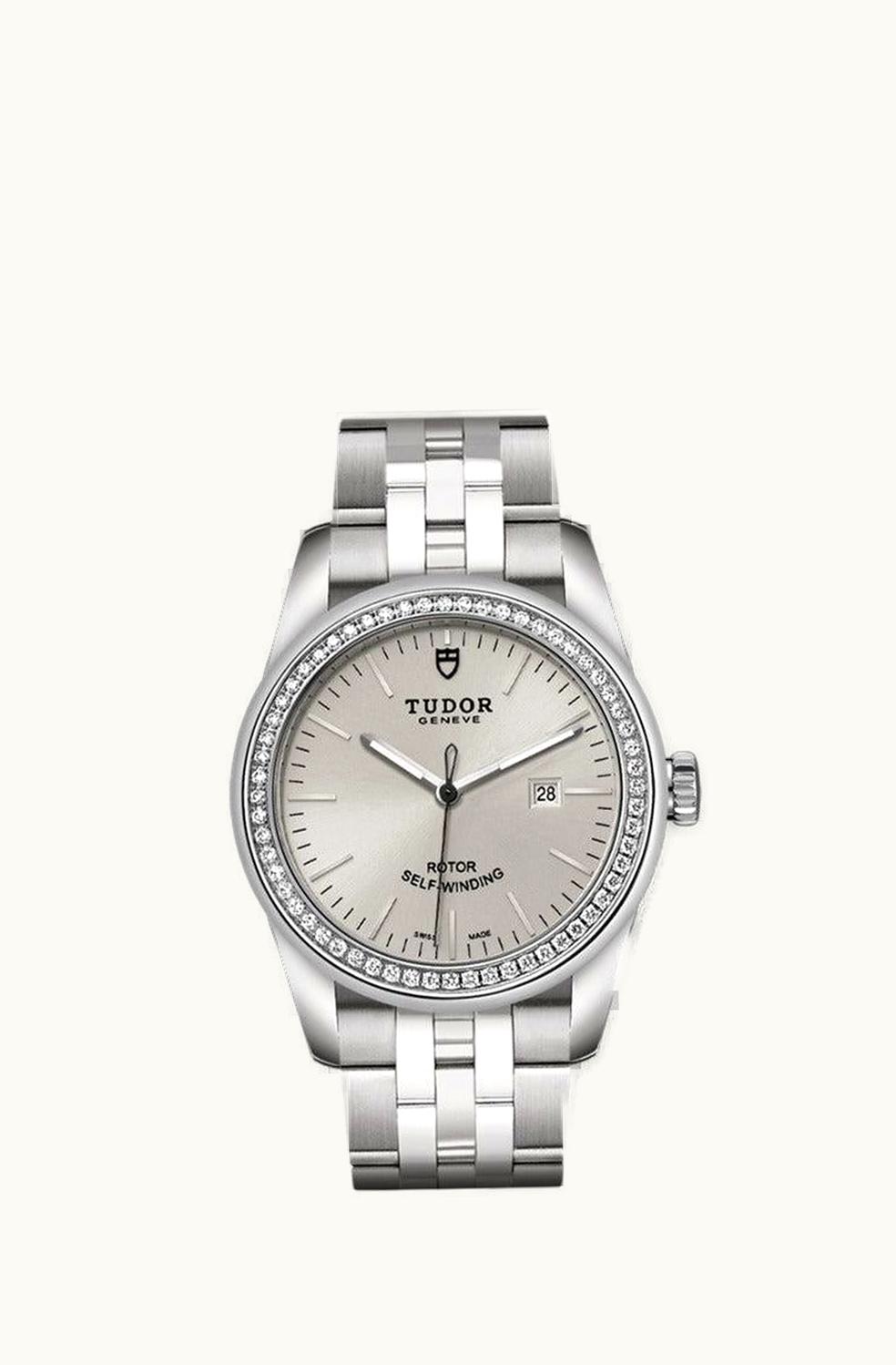 Tudor Glamour Date 31 Stainless Steel / Diamond / Silver / Bracelet