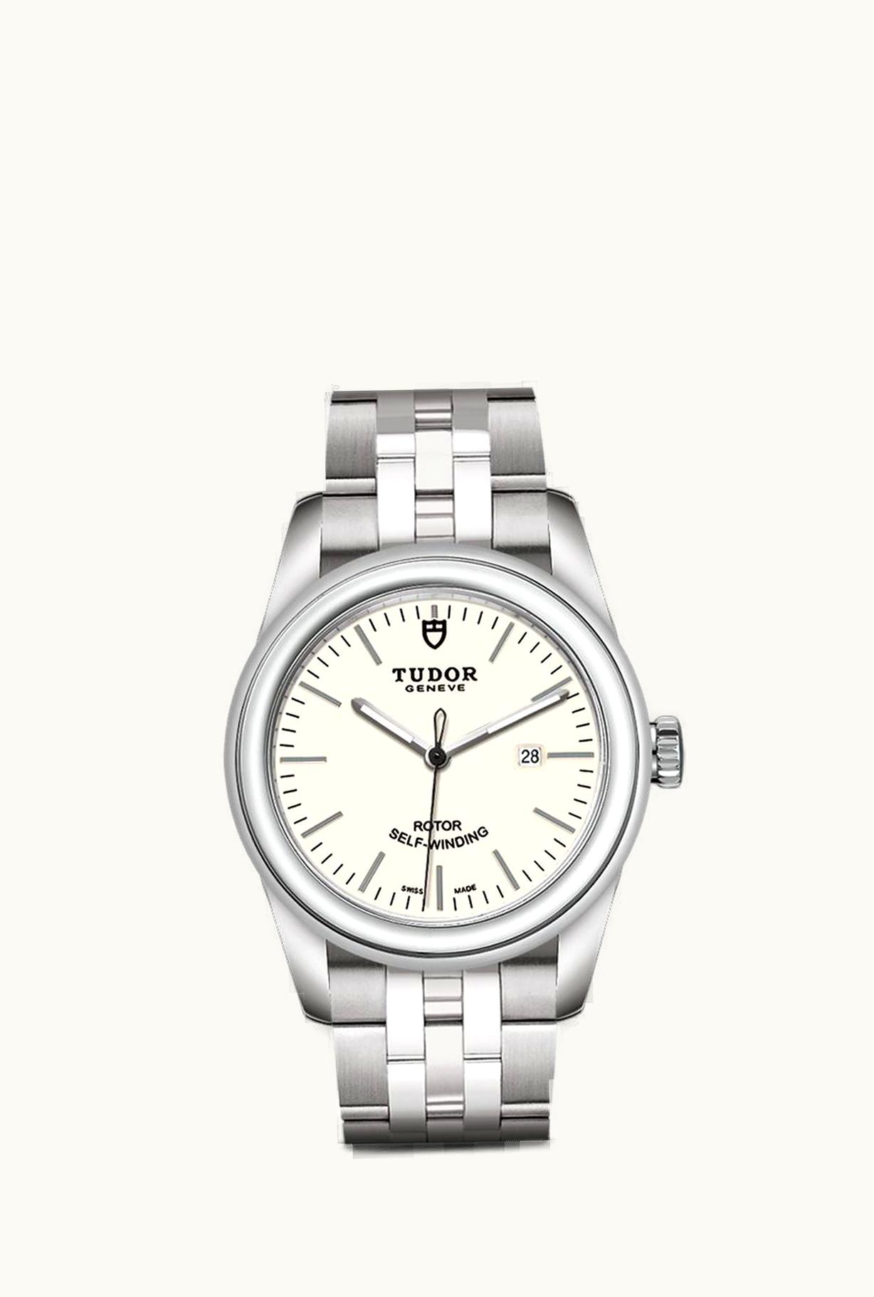 Tudor Glamour Date 31 Stainless Steel / Opaline / Bracelet