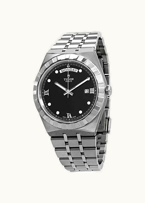Tudor Royal Day-Date 41 Stainless Steel / Black - Diamond