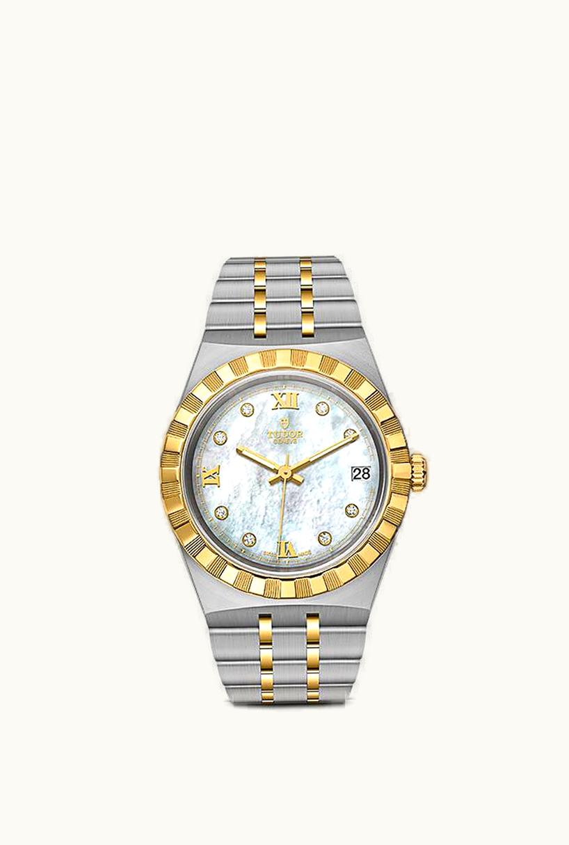 Tudor Royal Date 34 Stainless Steel / Yellow Gold / MOP