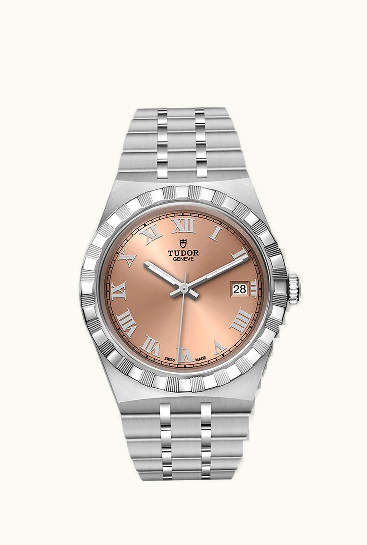 Tudor Royal Date 38 Stainless Steel / Yellow Gold / Champagne - Diamond