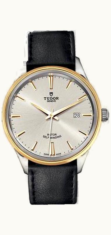Tudor Style 41 Stainless Steel / Yellow Gold / Silver / Strap