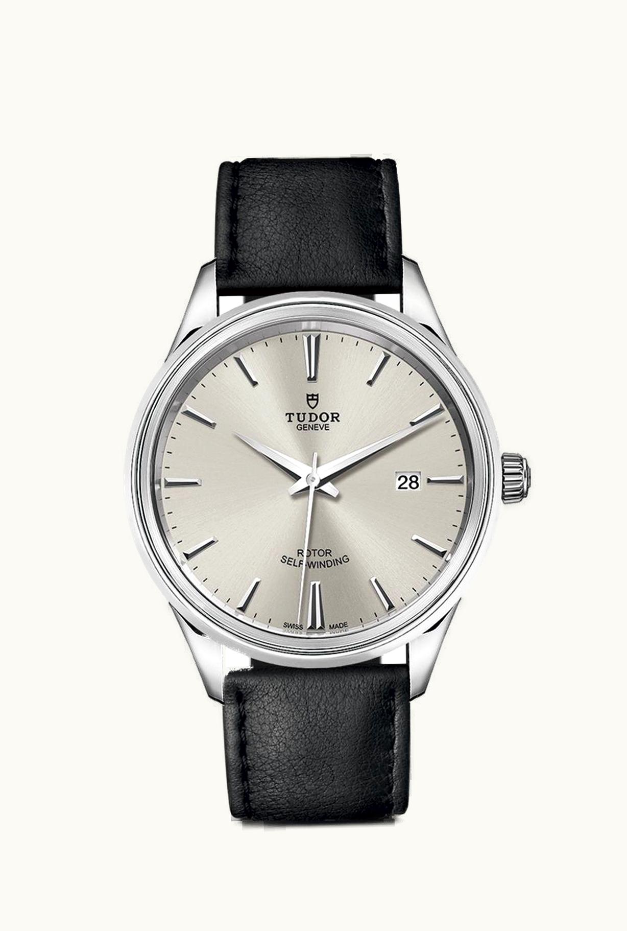 Tudor Style 41 Stainless Steel / Silver / Strap