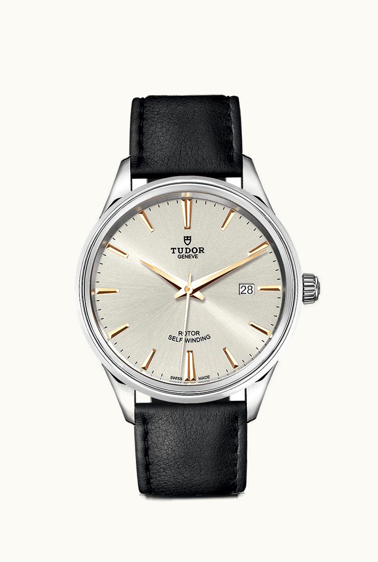 Tudor Style 41 Stainless Steel / Silver / Strap