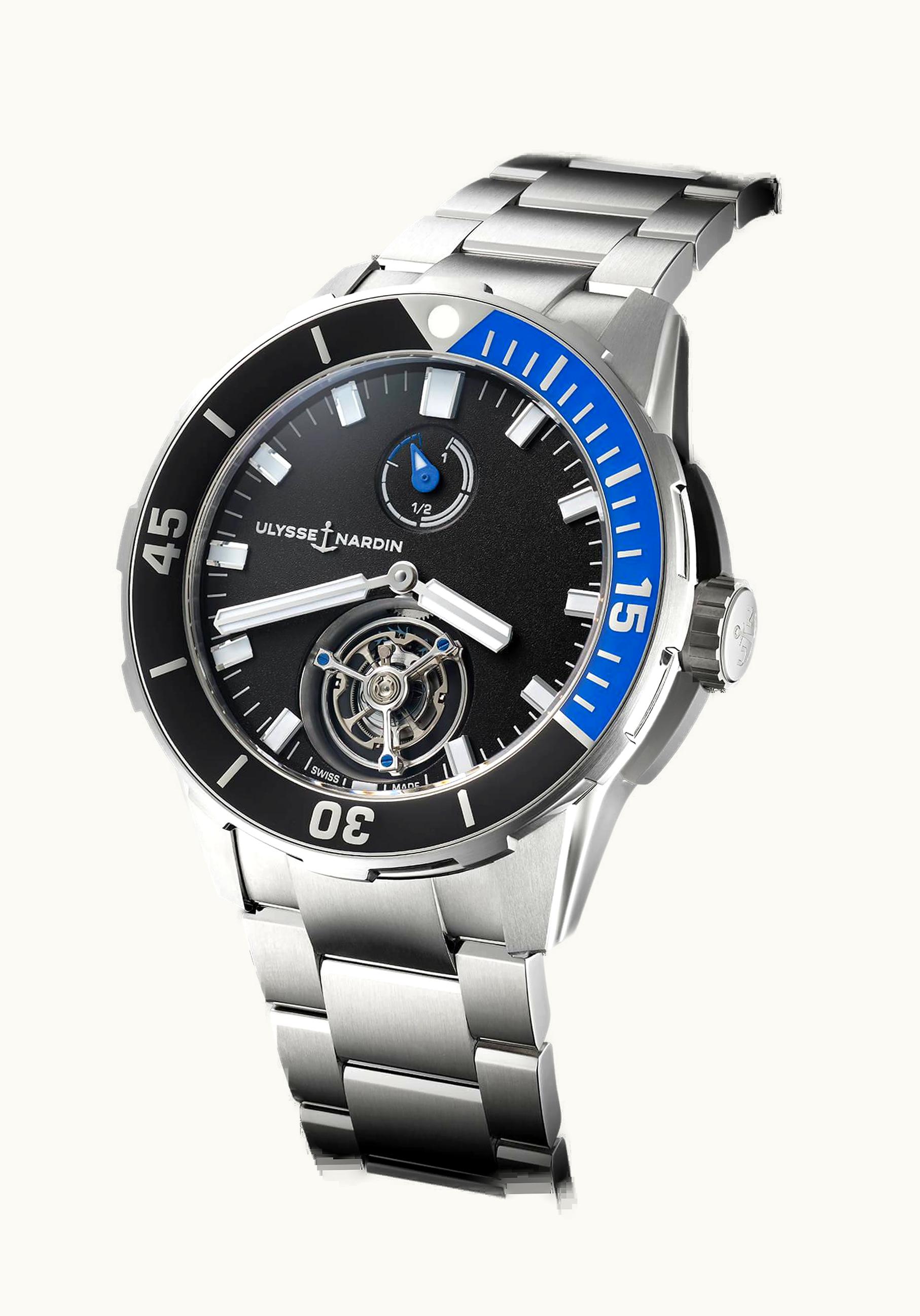 Ulysse Nardin Diver Chronometer Tourbillon Titanium / Black / Yoshida