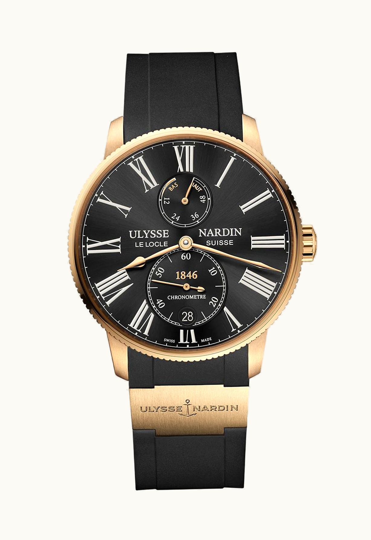 Ulysse Nardin Marine Torpilleur Rose Gold / Black / Rubber