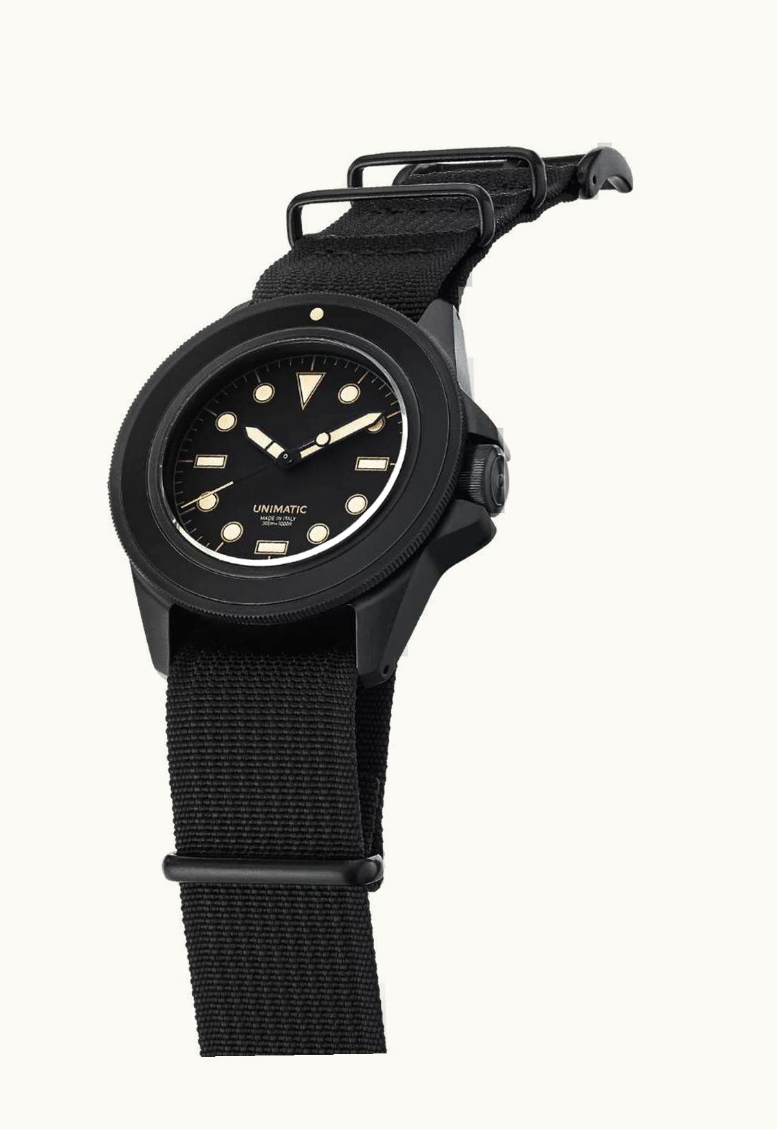 Unimatic Modello Uno U1S-8BB All Black