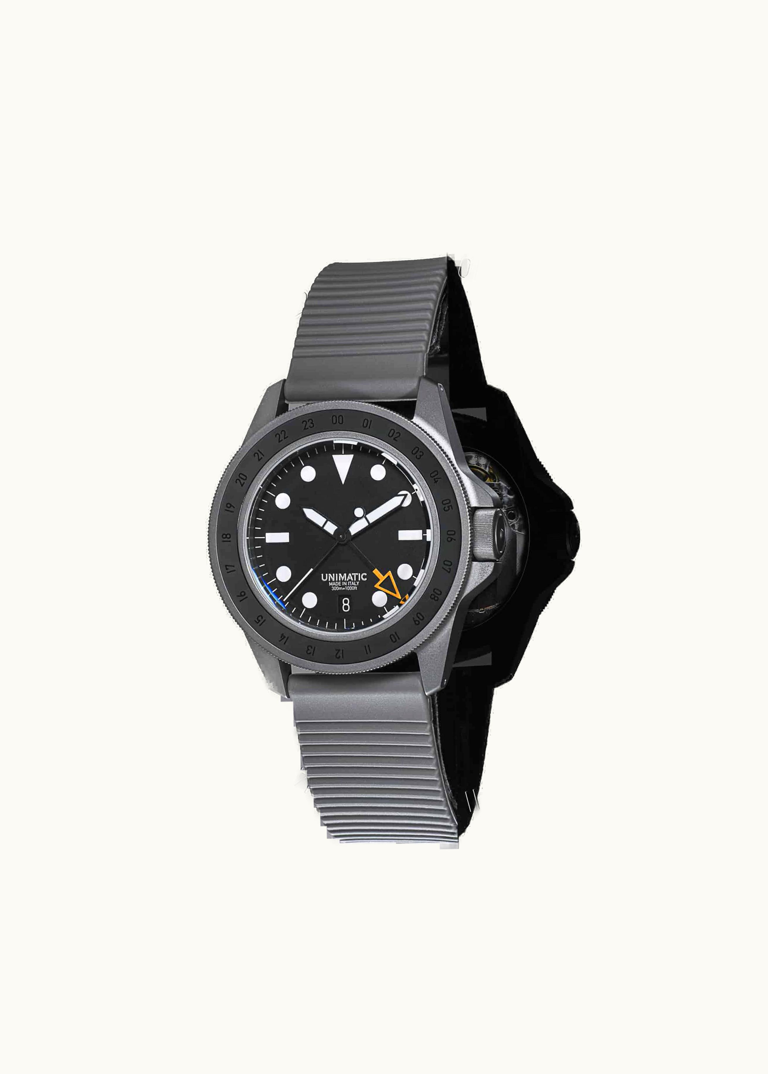 Unimatic Modello Uno GMT Titanium