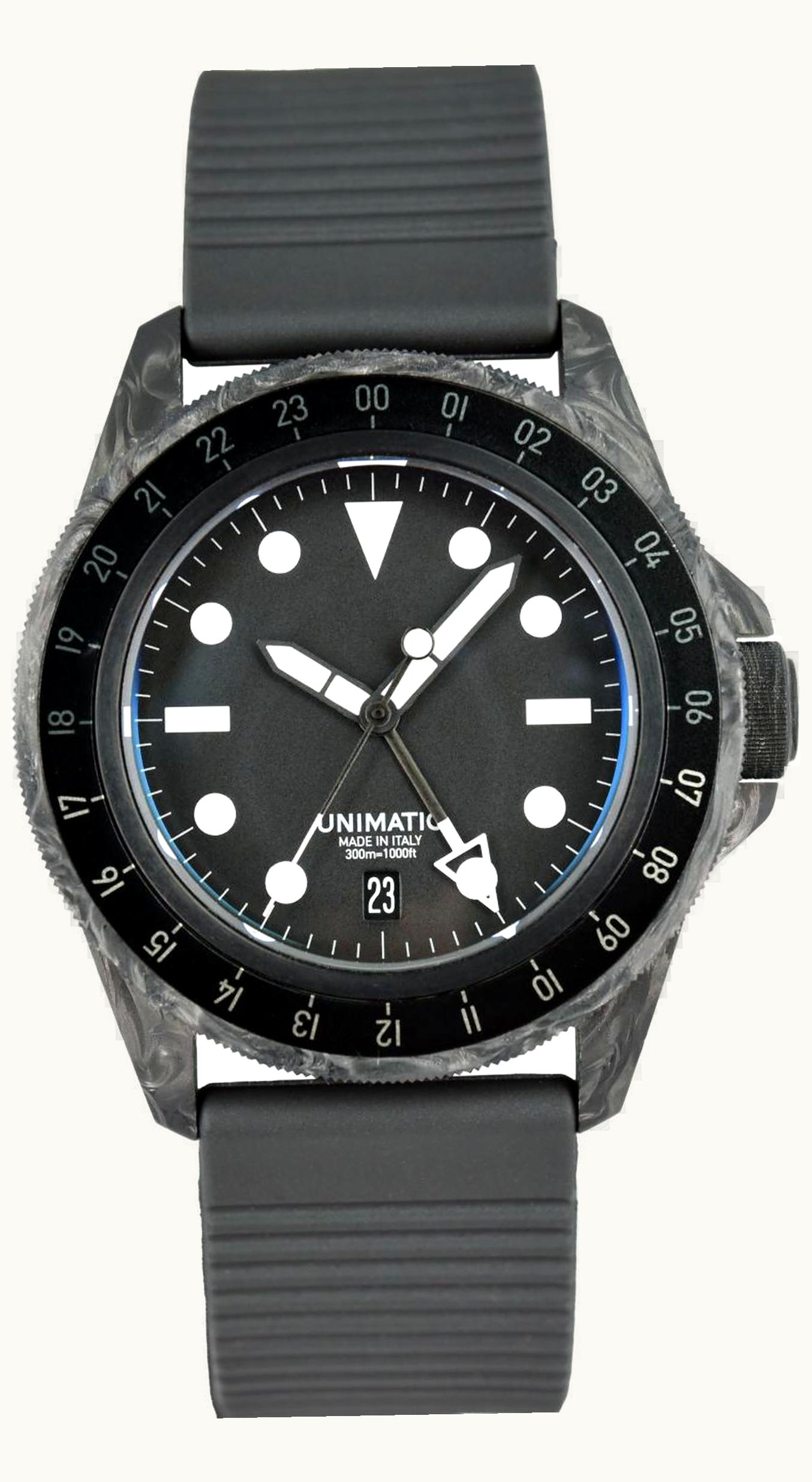 Unimatic Modello Uno GMT U1S-C-GMT-H Hodinkee