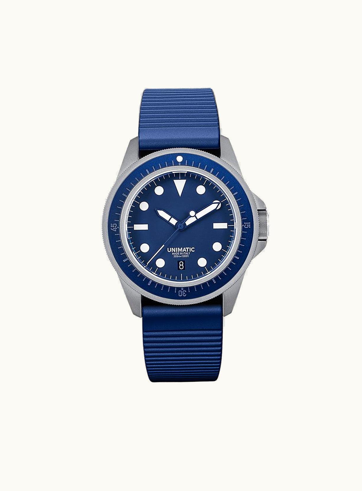 Unimatic Modello Uno U1S-T-MP Titanium / Blue