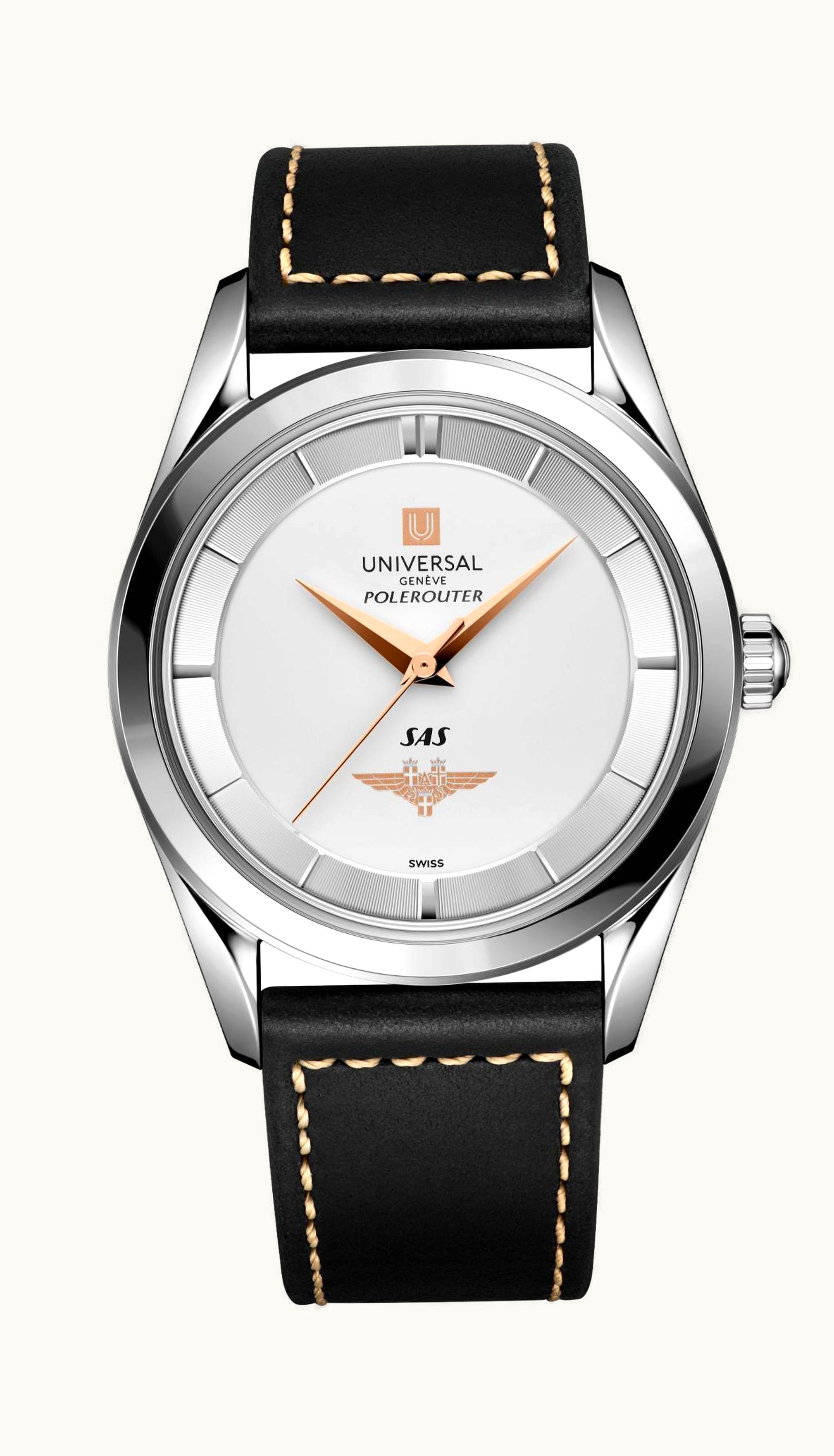 Universal Geneve Polerouter SAS Tribute Stainless Steel / Silver