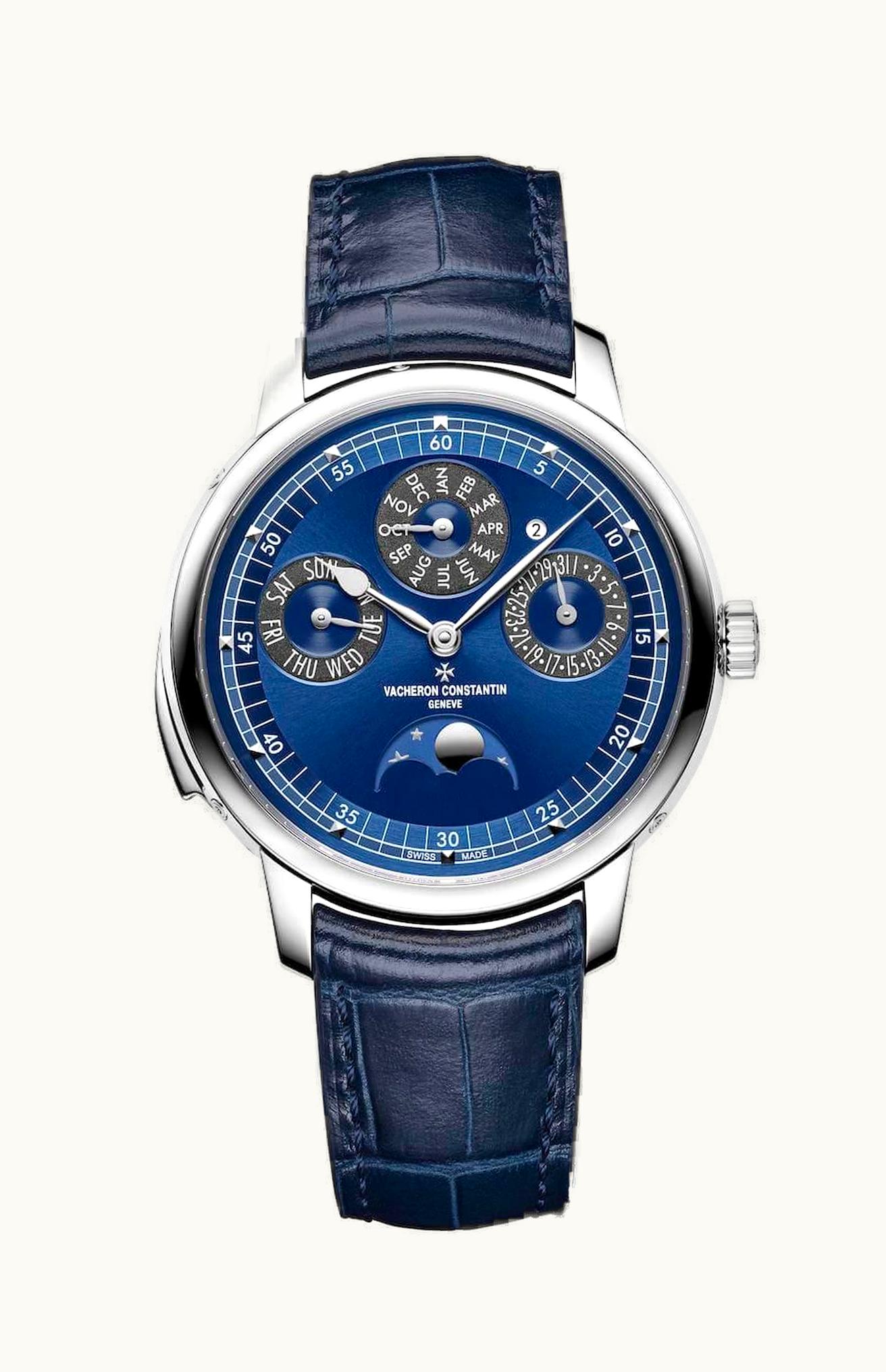 Vacheron Constantin Les Cabinotiers Minute Repeater Perpetual Calendar White Gold / Blue