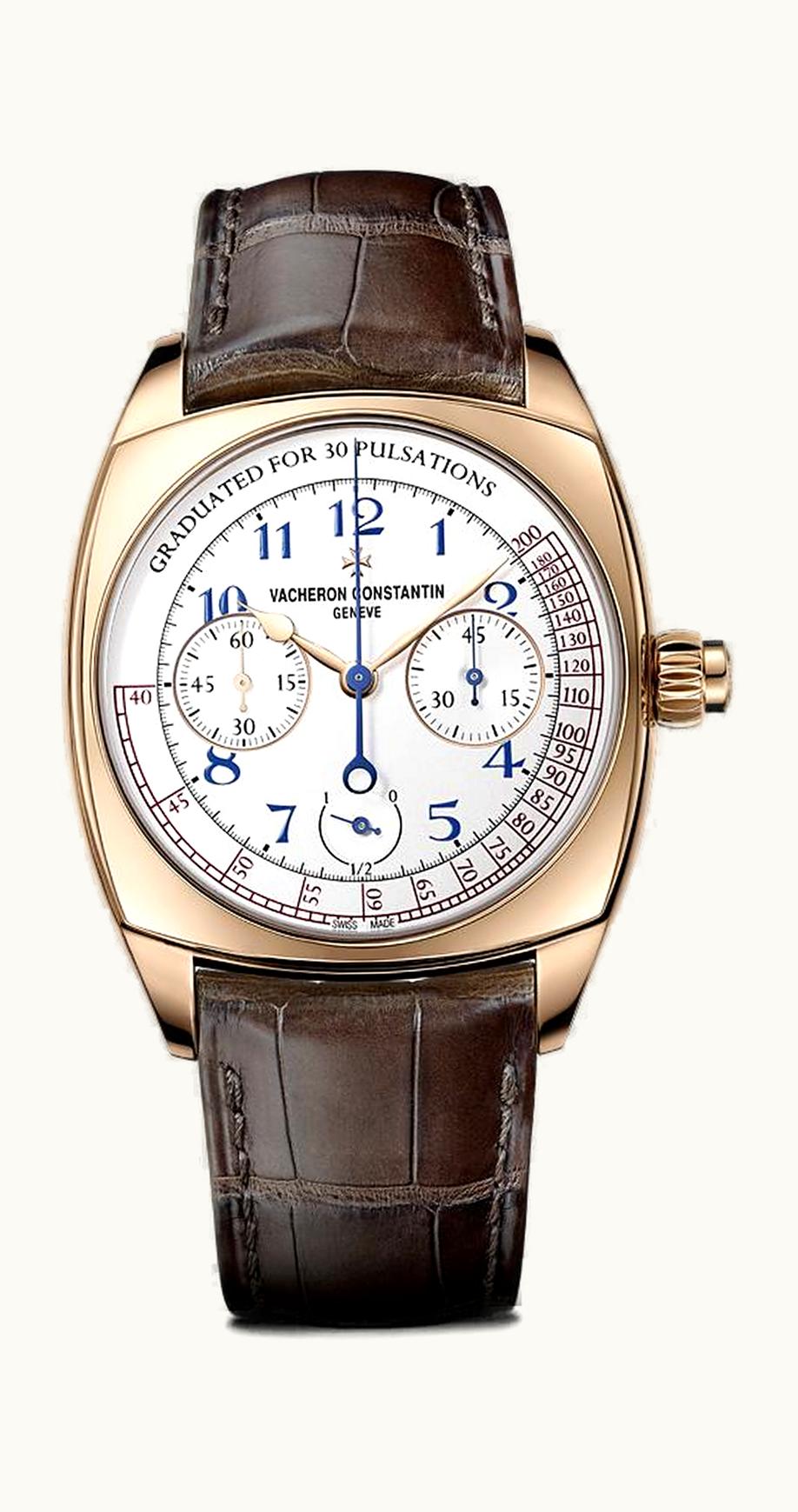 Vacheron Constantin Harmony Chronograph Pink Gold / Blue Numerals